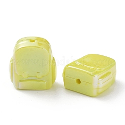 UV Plating Rainbow Iridescent Acrylic Beads&nbsp;OACR-F008-04