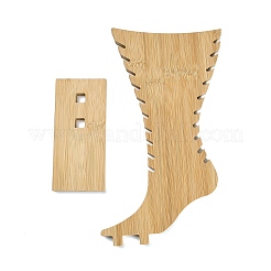 Leg Shaped Wood Anklet Display Stands&nbsp;WD-CBA482F-01A