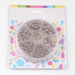 1Box ABS Plastic Imitation Pearl Dome Cabochons&nbsp;SACR-JP0001-49