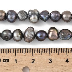 Dyed Natural Cultured Freshwater Pearl Beads Strands&nbsp;PEAR-A006-08E