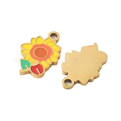 304 Stainless Steel Enamel Pendants&nbsp;STAS-R168-17G