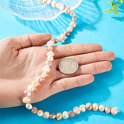 1 Strand Natural Cultured Freshwater Pearl Beads Strands&nbsp;PEAR-TA0001-17