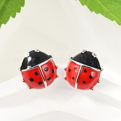 Brass Stud Earrings&nbsp;EJEW-C134-02P