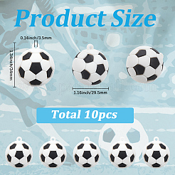 10Pcs PVC & Iron Charms&nbsp;FIND-SC0022-19