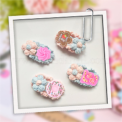 240g Cartoon Snack Opaque Resin Cabochons&nbsp;RESI-SC0036-51