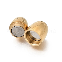 304 Stainless Steel Magnetic Clasps&nbsp;STAS-H263-05G