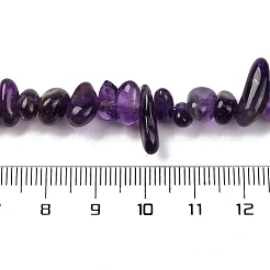 Natural Amethyst Chip Beads Strands&nbsp;X-G-L607-A01-01