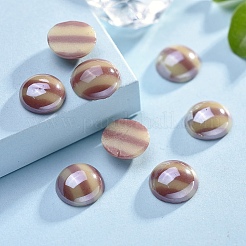 Opaque Glass Cabochons&nbsp;GGLA-S038-11G-10mm
