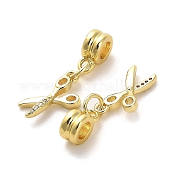 Rack Plating Brass Micro Pave Cubic Zirconia Charms&nbsp;KK-S398-03A