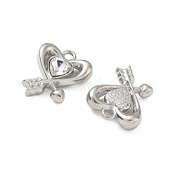 Alloy Rhinestone Pendants&nbsp;RB-CBA7D90-02P