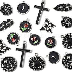 18Pcs 9 Styles Alloy Enamel Pendants&nbsp;FIND-FS0004-51
