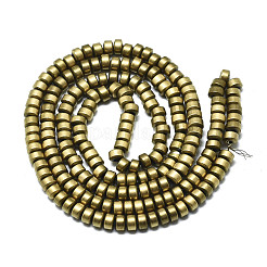 Electroplate Non-magnetic Synthetic Hematite Beads Strands&nbsp;G-S352-43-B01