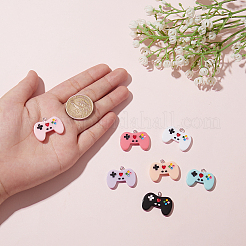 14Pcs 7 Colors Resin Pendants&nbsp;RESI-CJ0001-188