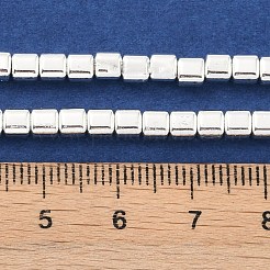 Electroplated Synthetic Non-Magnetic Hematite Beads Strands&nbsp;G-U003-18B-01