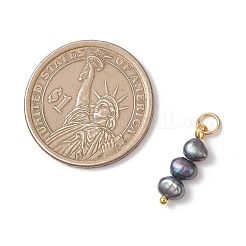 Dyed Natural Baroque Keshi Pearl Two Sides Polished Pendants&nbsp;PALLOY-JF04814-01