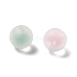 Frosted Transparent Acrylic Beads&nbsp;OACR-A032-14B