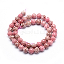 Natural Thulite Beads Strands&nbsp;G-G823-06-8mm