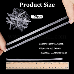 Transparent TPU Rubber Binding Band&nbsp;AJEW-NB0008-13C