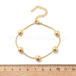 304 Stainless Steel Satellite Chains Bracelets for Women&nbsp;BJEW-D337-01C-G