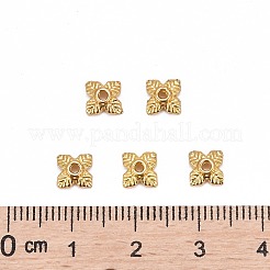 Tibetan Style Alloy Bead Caps&nbsp;TIBEB-Q018-G-FF