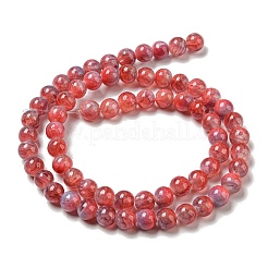 Dyed Natural White Jade Beads Strands&nbsp;G-F764-01D