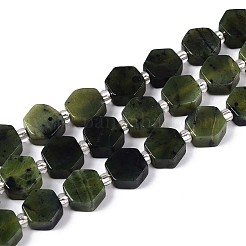 Natural Canadian Jade Beads Strands&nbsp;G-P534-A18-01