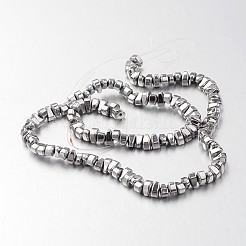 Electroplate Non-magnetic Synthetic Hematite Bead Strands&nbsp;G-F300-57-01