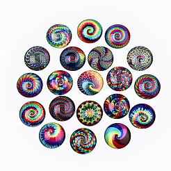 Glass Cabochons&nbsp;X-GGLA-S036-12