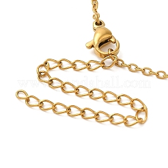 Dinosaur Brass Pendant Necklaces&nbsp;NJEW-B114-01G-02