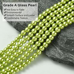 Grade A Glass Pearl Beads&nbsp;LS-HY-J001-4mm-HX014