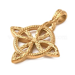 304 Stainless Steel Pendants&nbsp;STAS-E526-02G