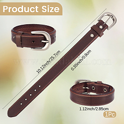 1Pc Punk Rock Cowhide Cord Bracelets&nbsp;BJEW-CL0001-51A