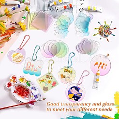 20Pcs 10 Style Acrylic Blank Pendants&nbsp;DIY-CJC0002-012