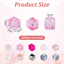 2Bags Imitation Artificial Crystal Glass Beads&nbsp;FIND-PH0026-13A