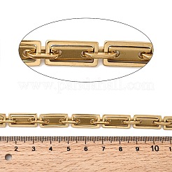 304 Stainless Steel Rectangle Link Chains&nbsp;CHS-Z007-08G
