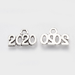 Tibetan Style Alloy Charms&nbsp;X-TIBE-T010-35AS-RS