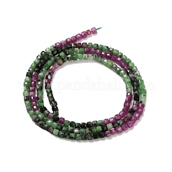 Natural Ruby in Zoisite Beads Strands&nbsp;G-L634-D08-2.5x2.5mm