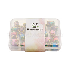 20Pcs 5 Colors Alloy Bead Caps&nbsp;ENAM-YS0001-04