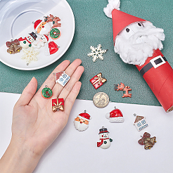 20Pcs 10 Style Opaque Resin Pendants&nbsp;RESI-SC0001-76P