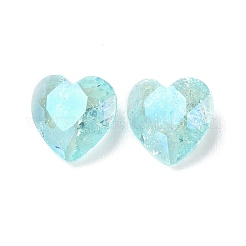 Crackle Moonlight Style Glass Rhinestone Cabochons&nbsp;RGLA-J015-B-IO