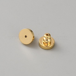 Brass Ear Nuts&nbsp;KK-WH0816-032G