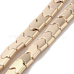 Electroplated Synthetic Non-magnetic Hematite Beads Strands&nbsp;G-I364-E01