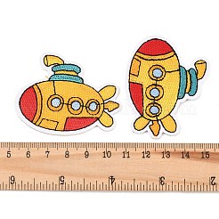 Polyester & Rayon Computerized Embroidery Cloth Iron on Sew on Patches&nbsp;PATC-L001-24