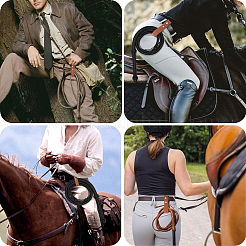 4Pcs Imitation Leather Belt Bullwhip Holder&nbsp;AJEW-GF0014-46