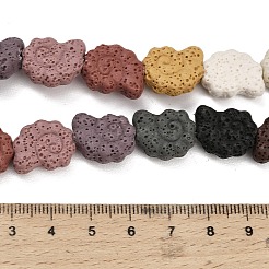 Natural Lava Rock Beads Strands&nbsp;G-G347-01A