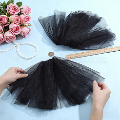 Polyester Mesh Shoulder Sleeves for Bride&nbsp;AJEW-WH0596-885C