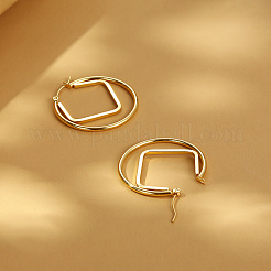 304 Stainless Steel Hoop Earrings&nbsp;WG456FB-01