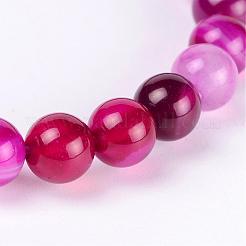 Natural Striped Agate/Banded Agate Beads&nbsp;AGAT-6D-3