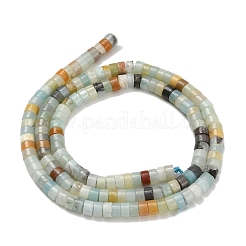 Natural Flower Amazonite Beads Strands&nbsp;G-Z110-A06-2x4mm-02