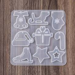 Christmas Pendants DIY Silicone Mold&nbsp;DIY-K073-19E